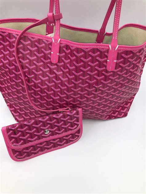 hot pink goyard bag